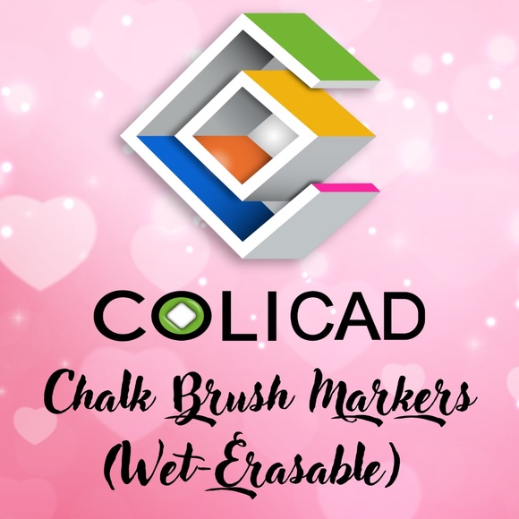 Colicad Chalk Brush Markers (Wet-Erasable) BOUTIQUE - Get 15$ Off - Picture 1 of 1